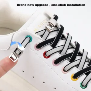 shoelaces magnetic closure lock shoelaces everyday not tiying shoelaces ✈️ free.shipping