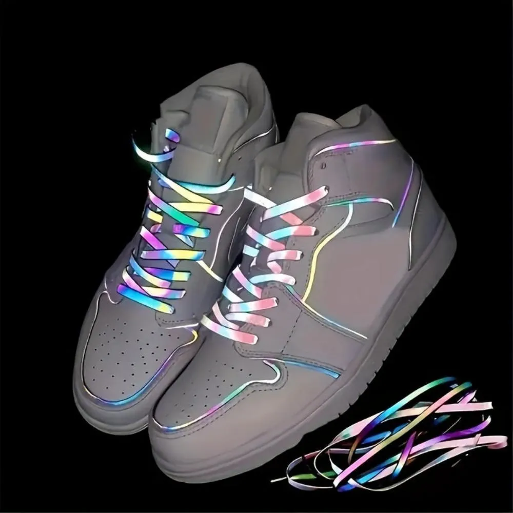 shoelaces reflective sequins normal tying sports shoe laces shoestrings ✈️ free.shipping