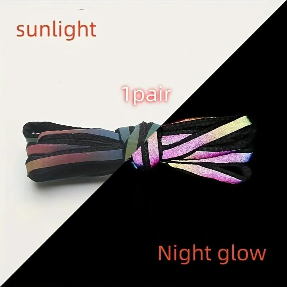shoelaces reflective sequins normal tying sports shoe laces shoestrings ✈️ free.shipping