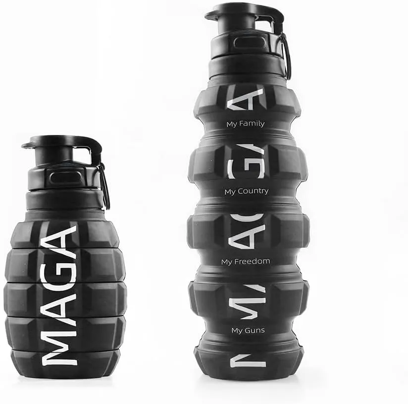 Spit Cup Spittoon for Chewing, Portable Reusable Spit Dipping Cup with Lid, Collapsible Spill Resistant Leak Proof Silicone Body Travel Spitter