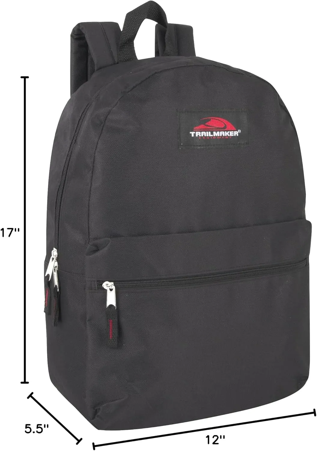 Trail maker 24 Pack 17 Inch Backpacks in Bulk Backpacks for Boys, Girls, School, and Homeless Donation