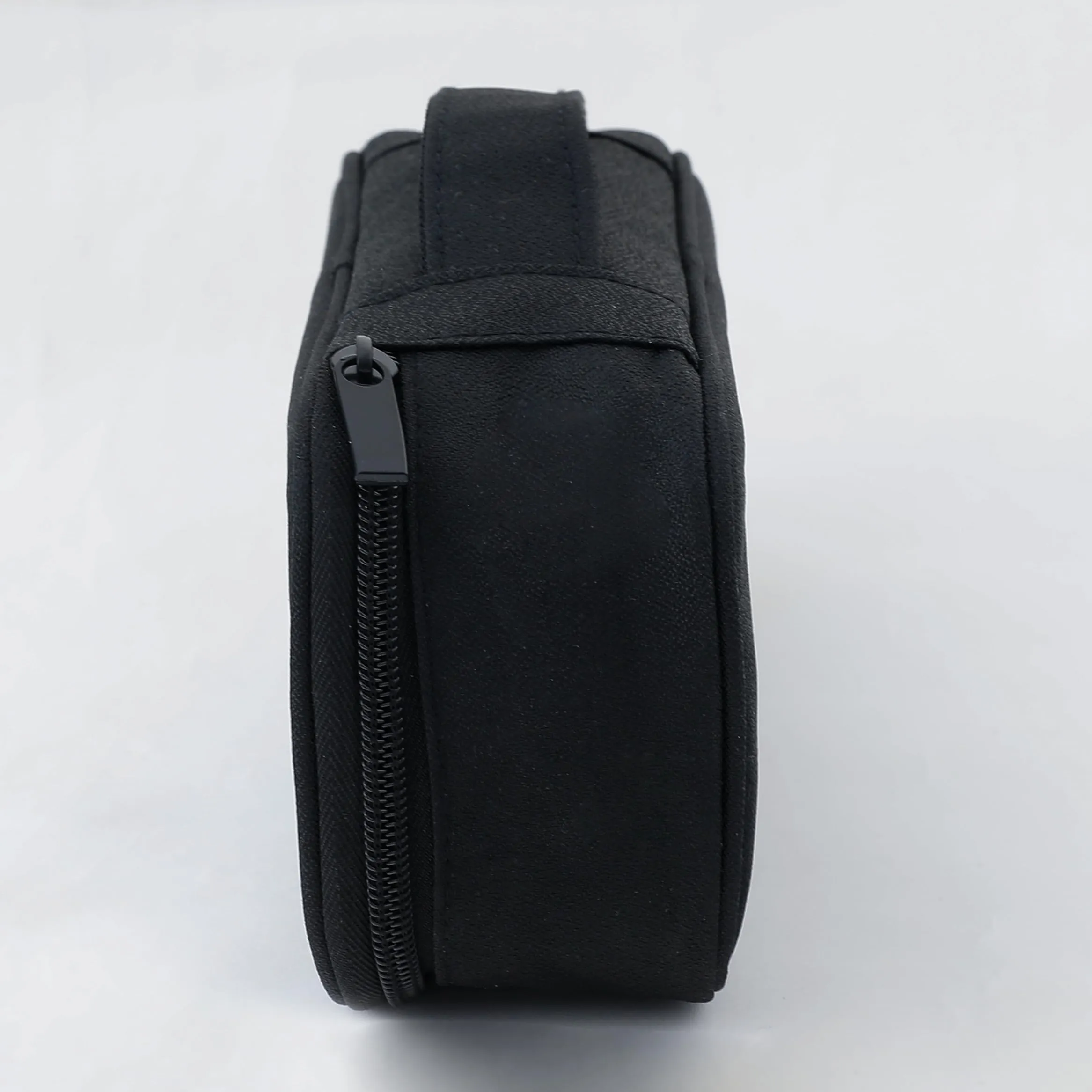 Urbane Home Travel Organizer for Electronic Accessories|Multipurpose Pouch|Adapter, Cable, Gadget Organizer|Two Comparment with Zipper (Black)