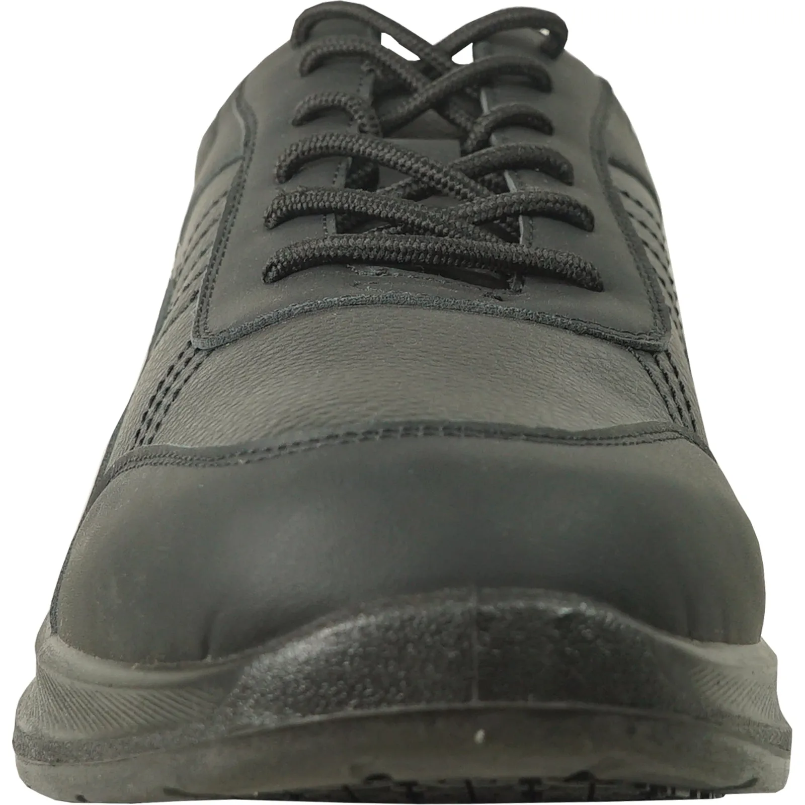 VANGELO Men Slip Resistant Shoe JIMMY-4 Black - Wide Width Available
