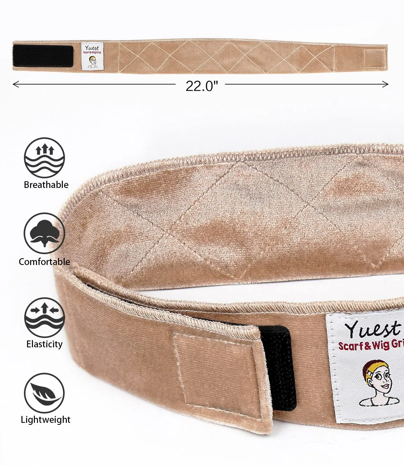 Wig Grip: No-Slip No Rub Grip Gripper Bands for Lace Front Wigs