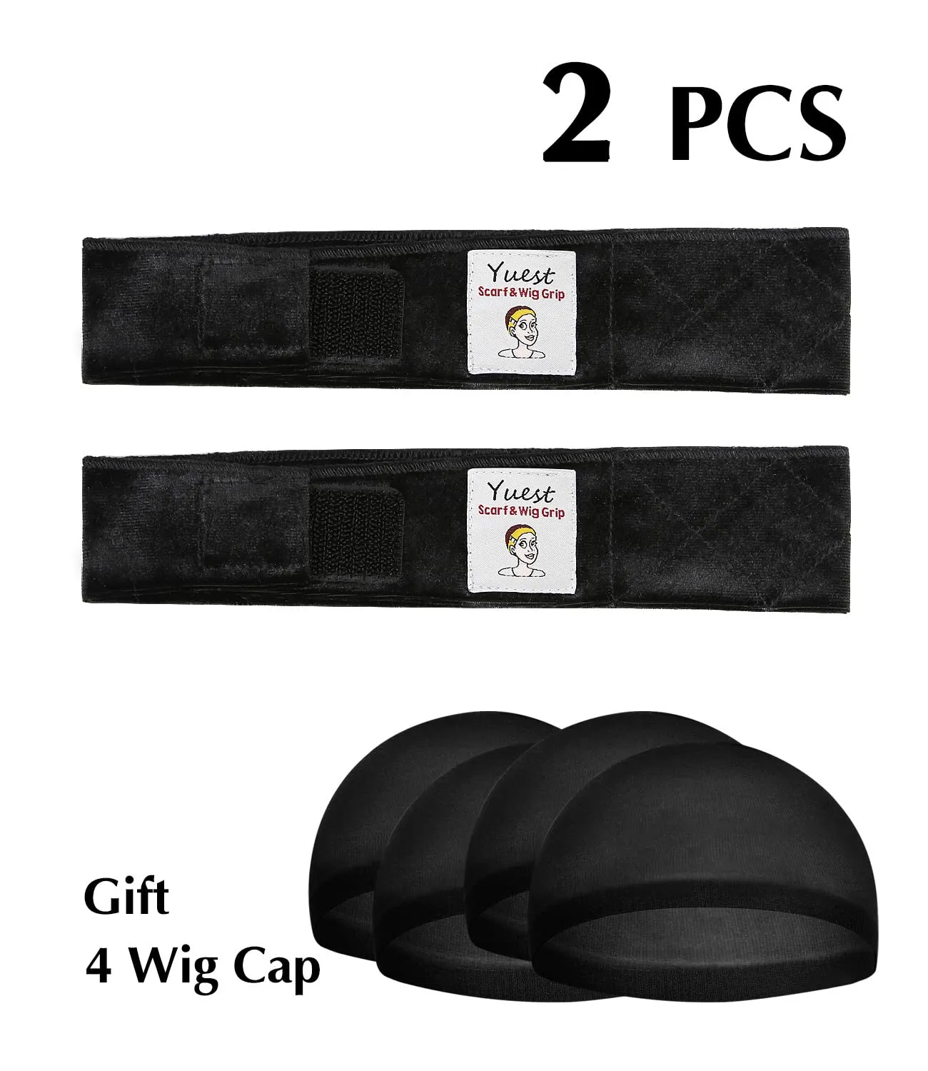 Wig Grip: No-Slip No Rub Grip Gripper Bands for Lace Front Wigs