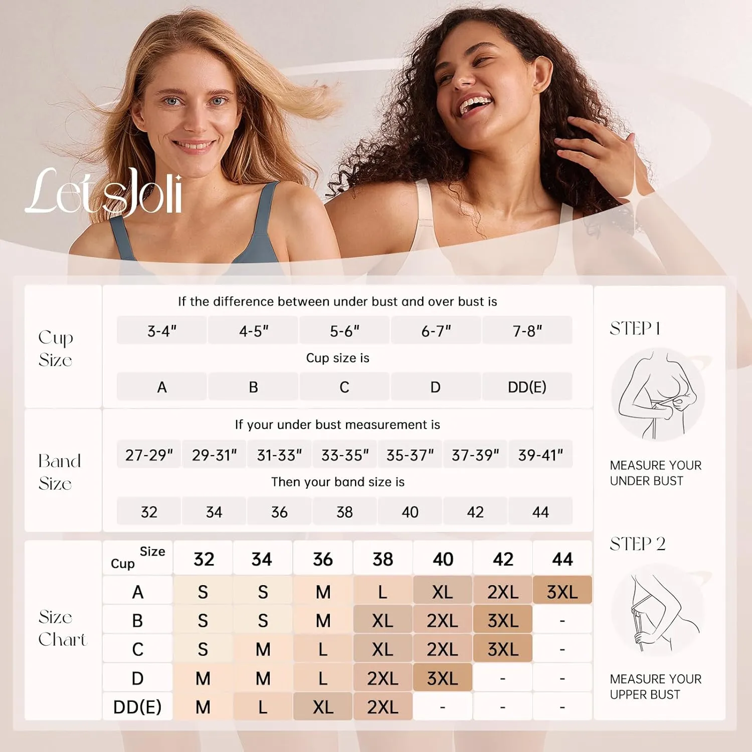 Wireless Seamless Bras for Women No Underwire Push Up Scalloped V Neck Full Coverage Support Bralettes Everyday Bras
