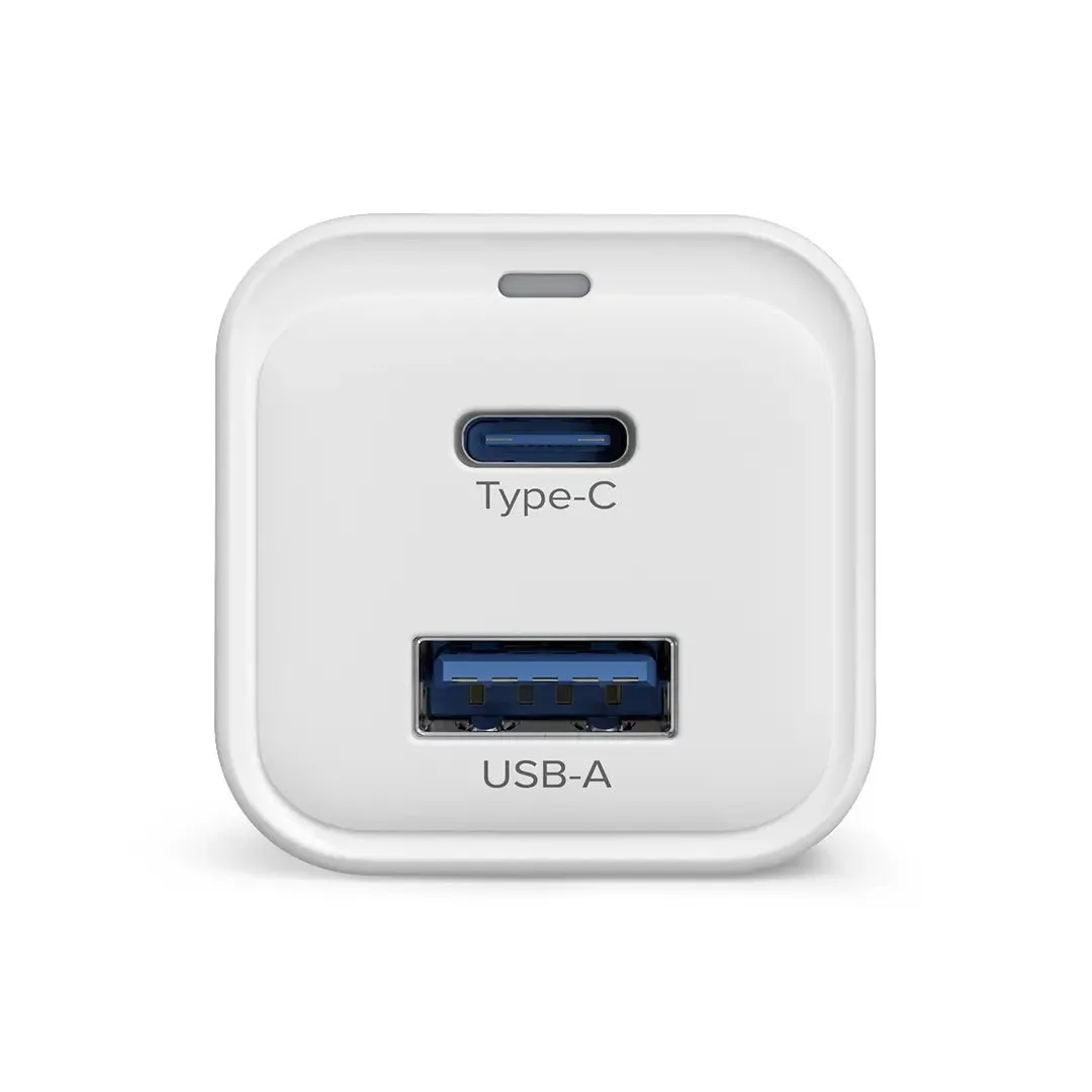 ZIKE 35W GaN USB-C   USB-A Dual-Port Wall Charger